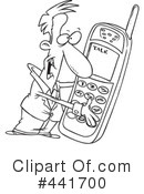 Phone Clipart #441700 by toonaday