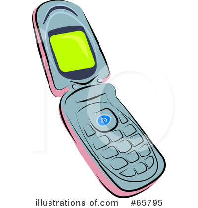 Royalty-Free (RF) Phone Clipart Illustration by Prawny - Stock Sample #65795