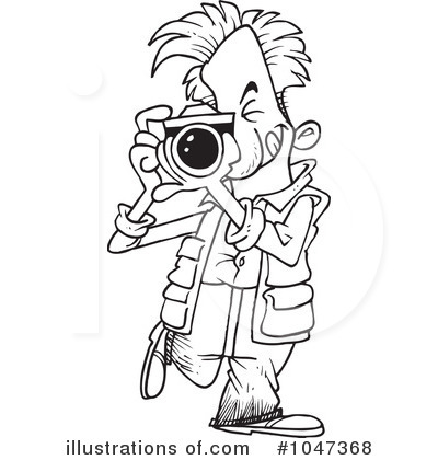 Taking Pictures Clipart #1047368 by toonaday