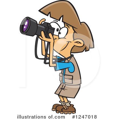 Bird Watching Clipart #1247018 by toonaday
