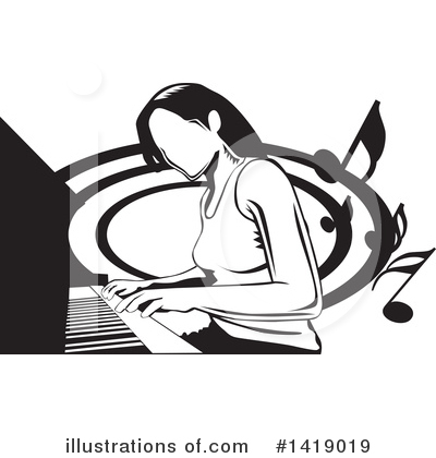 Musician Clipart #1419019 by David Rey