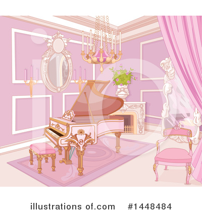 Royalty-Free (RF) Piano Clipart Illustration by Pushkin - Stock Sample #1448484