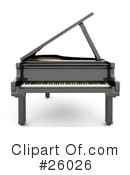 Piano Clipart #26026 by KJ Pargeter