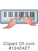 Piano Keyboard Clipart #1242427 by Lal Perera