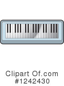 Piano Keyboard Clipart #1242430 by Lal Perera