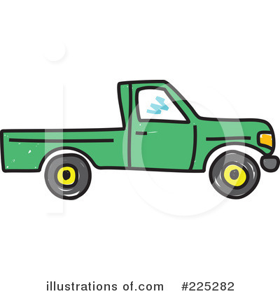 Royalty-Free (RF) Pick Up Truck Clipart Illustration by Prawny - Stock Sample #225282