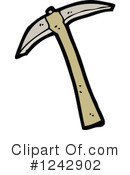 Pickaxe Clipart #1242902 by lineartestpilot