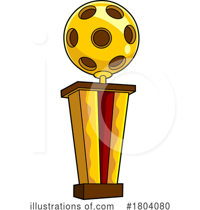 Royalty-Free (RF) Pickleball Clipart Illustration by Hit Toon - Stock Sample #1804080