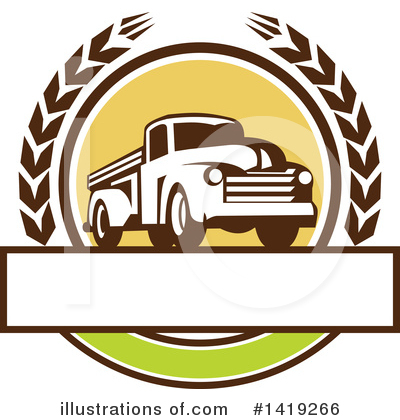 Royalty-Free (RF) Pickup Clipart Illustration by patrimonio - Stock Sample #1419266