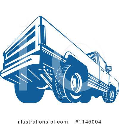 Pick Up Truck Clipart #1145004 by patrimonio
