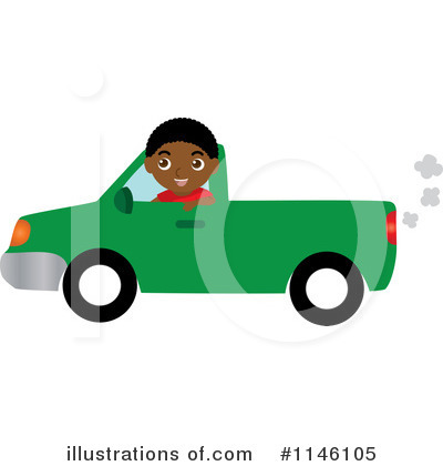 Royalty-Free (RF) Pickup Truck Clipart Illustration by Rosie Piter - Stock Sample #1146105