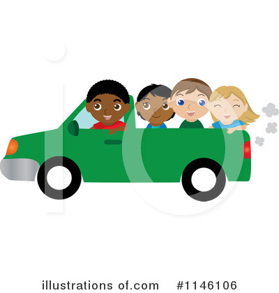 Royalty-Free (RF) Pickup Truck Clipart Illustration by Rosie Piter - Stock Sample #1146106