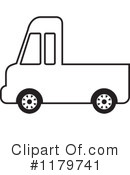 Pickup Truck Clipart #1179741 by Lal Perera