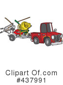 Pickup Truck Clipart #437991 by toonaday