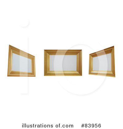 Royalty-Free (RF) Picture Frame Clipart Illustration by Mopic - Stock Sample #83956