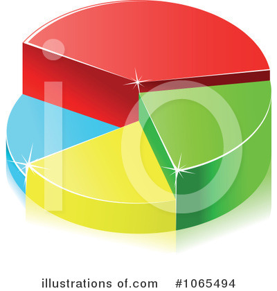 Royalty-Free (RF) Pie Chart Clipart Illustration by Vector Tradition SM - Stock Sample #1065494