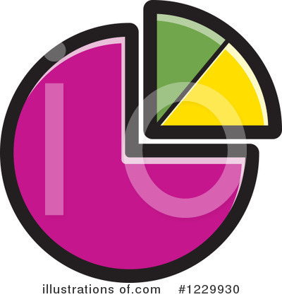 Royalty-Free (RF) Pie Chart Clipart Illustration by Lal Perera - Stock Sample #1229930