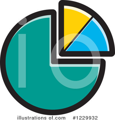Royalty-Free (RF) Pie Chart Clipart Illustration by Lal Perera - Stock Sample #1229932