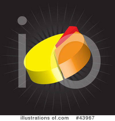 Royalty-Free (RF) Pie Chart Clipart Illustration by Arena Creative - Stock Sample #43967