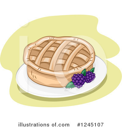 Royalty-Free (RF) Pie Clipart Illustration by BNP Design Studio - Stock Sample #1245107