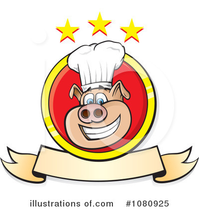 Pig Chef Clipart #1080925 by Paulo Resende