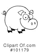 Pig Clipart #101179 by Hit Toon