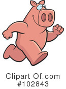 Pig Clipart #102843 by Cory Thoman