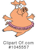 Pig Clipart #1045557 by toonaday