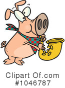 Pig Clipart #1046787 by toonaday