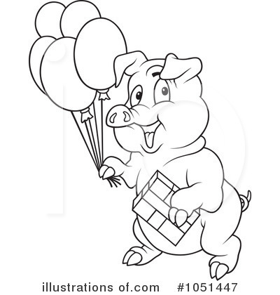 Royalty-Free (RF) Pig Clipart Illustration by dero - Stock Sample #1051447