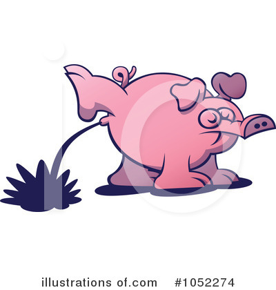 Royalty-Free (RF) Pig Clipart Illustration by Zooco - Stock Sample #1052274