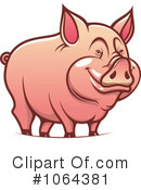 Pig Clipart #1064381 by Vector Tradition SM