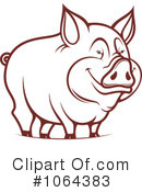 Pig Clipart #1064383 by Vector Tradition SM