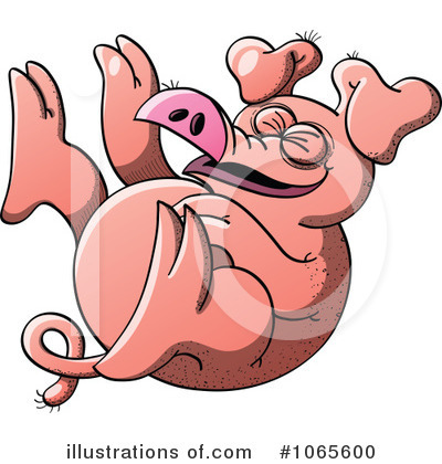 Royalty-Free (RF) Pig Clipart Illustration by Zooco - Stock Sample #1065600