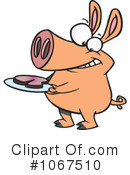 Pig Clipart #1067510 by toonaday