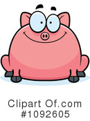 Pig Clipart #1092605 by Cory Thoman