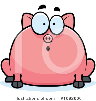 Royalty-Free (RF) Pig Clipart Illustration by Cory Thoman - Stock Sample #1092606