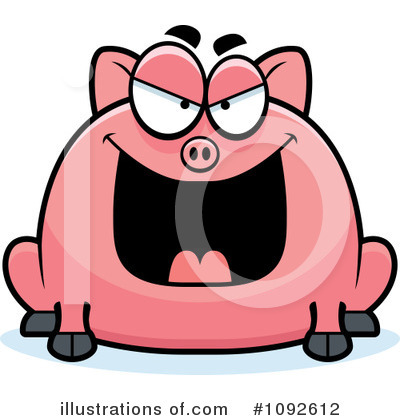 Royalty-Free (RF) Pig Clipart Illustration by Cory Thoman - Stock Sample #1092612