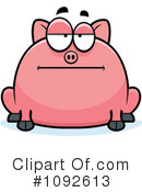 Pig Clipart #1092613 by Cory Thoman