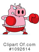 Pig Clipart #1092614 by Cory Thoman
