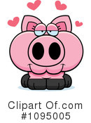 Pig Clipart #1095005 by Cory Thoman