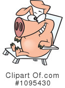 Pig Clipart #1095430 by toonaday