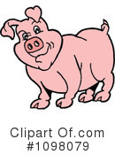Pig Clipart #1098079 by LaffToon