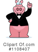 Pig Clipart #1108407 by Cory Thoman