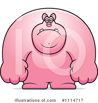 Royalty-Free (RF) Pig Clipart Illustration by Cory Thoman - Stock Sample #1114717