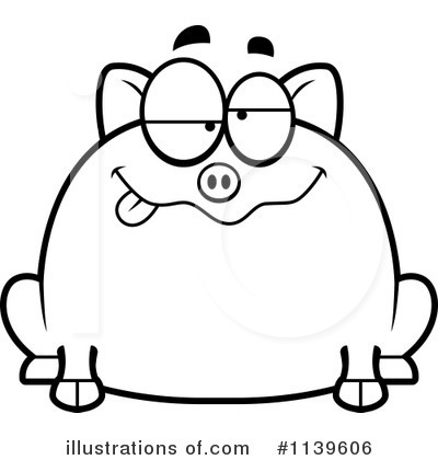 Royalty-Free (RF) Pig Clipart Illustration by Cory Thoman - Stock Sample #1139606