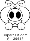Pig Clipart #1139617 by Cory Thoman