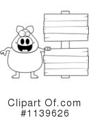 Pig Clipart #1139626 by Cory Thoman