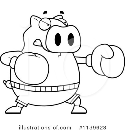 Royalty-Free (RF) Pig Clipart Illustration by Cory Thoman - Stock Sample #1139628