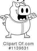 Pig Clipart #1139631 by Cory Thoman